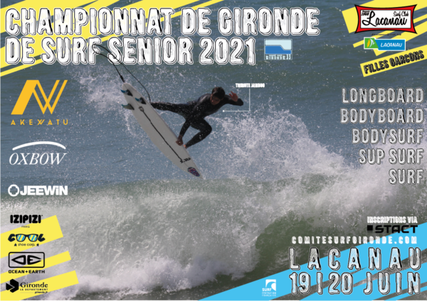 Championnats de Gironde Surf Senior 2021
